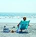 Rio Beach Portable Compact Fold Breeze Beach Sling Chair, Teal