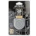 Arteza Rotary Cutter Blades, Pack of 12, 28-mm Blades for Fabric Cutter Wheel, Craft Supplies for Cutting Fabric, Paper, Vinyl, and Leather