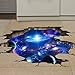 ZTY66 3D Floor/Wall Sticker Removable Mural Decals Vinyl Art Living Room Decors (D)