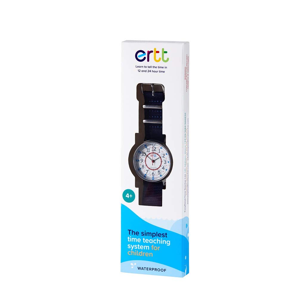 ertt EasyRead Time Teacher Waterproof Kids' Watch - Boys & Girls Time Teacher Watch with 12-24Hr & Easy to Read Dial