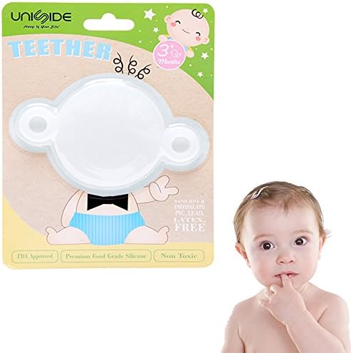 Baby Teething Toy- BPA Free Soft Silicone for Toddlers &amp; Infants &amp; Babies No Color