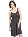 Motherhood Maternity Women's Maternity Lace Trim Nursing Nightgown, Black/White dot, Small