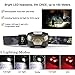 Headlamp LED, Blusmart Headlamps Rechargeable USB Running White CREE and Red lights 5 Modes, 150 Lumens, Waterproof Headlight for Camping Reading Hiking DIY and More (USB Cable Included)