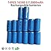 Ankong 14x 2000mah 3.7v Cr123a 16340 Li-ion Rechargeable Battery