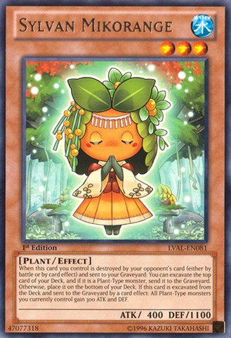 Yu-Gi-Oh! - Sylvan Mikorange (LVAL-EN081) - Legacy of the Valiant - 1st Edition - Rare