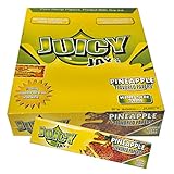 1 Box Juicy Jay's King Size Slim Rolling Papers - Pineapple Flavored - 24 Packs / 1 Full Box