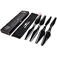 Master Airscrew Upgrade Propellers for 3DR Solo with Built-in Nut - Black, 4 pcs