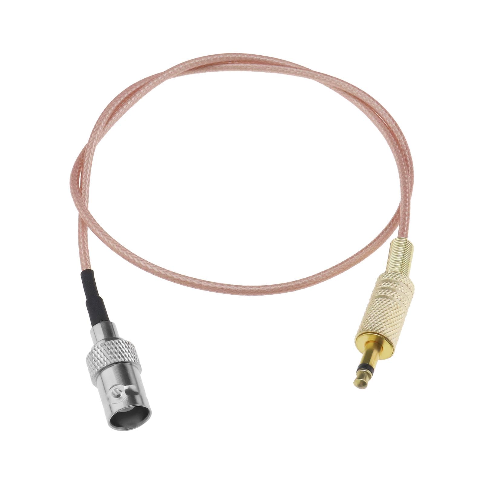 EMSea BNC Female to 3.5mm Male Plug Audio Adapter 0.5m Long Extension Cable Stereo Plug for Adapter/CCTV/Camera/Monitor Antenna, 0.5M