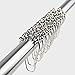 LIHAO 12 Piece Set Rustproof Stainless Steel Shower Curtain Rings Hooks for Bathroom Shower Rod