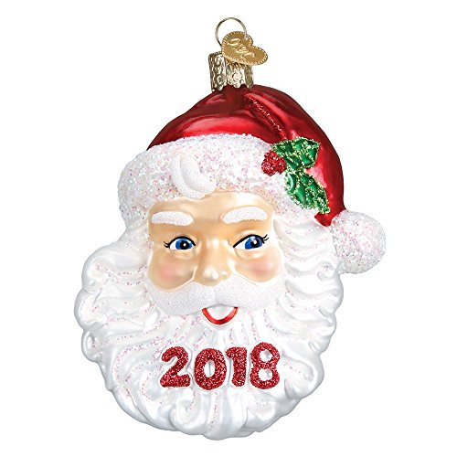 Old World Christmas 2018 Nostalgic Santa Glass Blown Ornament