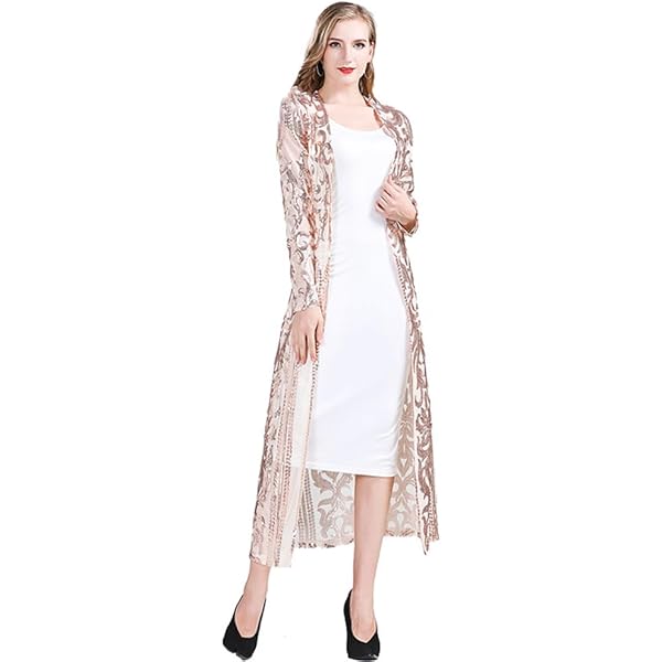 カーディガン melt the lady ''glitter knit long gown'' Long Mother of the Bride Glitter Dress – The Dress Outlet