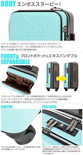 Amazon ピーナッツ スヌーピー Peanuts キャリーケース Pn 001 Mint Peanuts ピーナッツ スーツケース