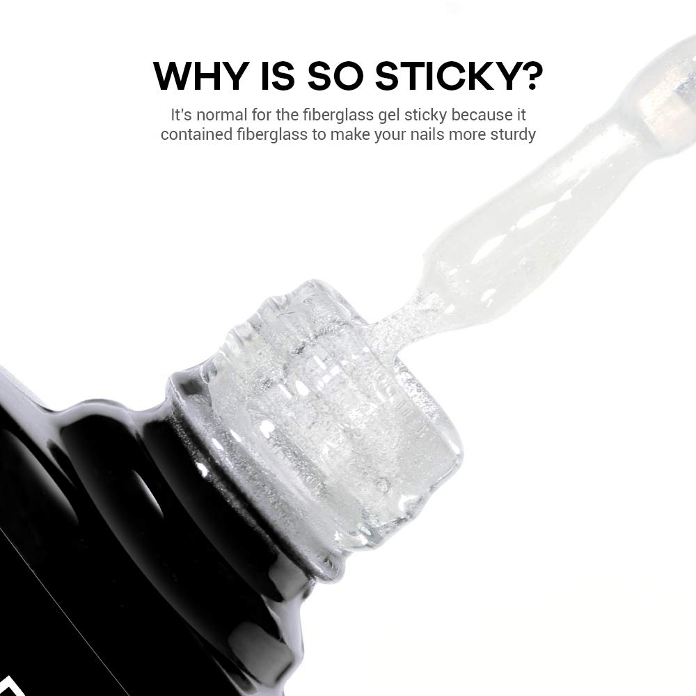 Modelones Nail Extension Silk Fiberglass With Fiber Builder, Nail Care Repair Enhancement Strong Adhesion Fake Nail Extension Required UV LED Nail Lamp : Beauty