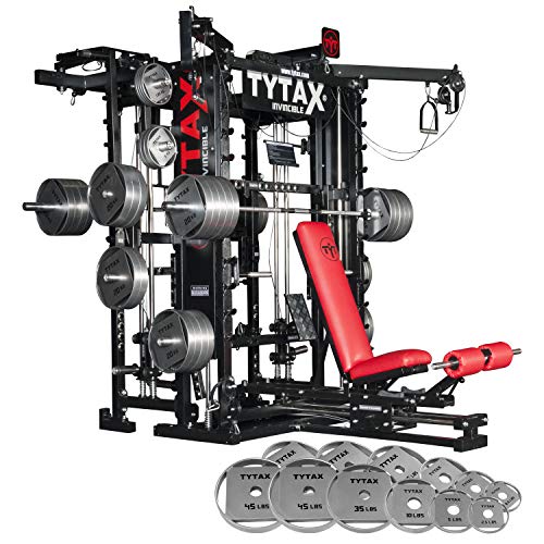 TYTAX T1-X Best Home Gym Machine – New Year’s Weight Bundle – 335lbs