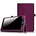 Fintie Folio Case for Samsung Galaxy Tab E 8.0 - Premium PU Leather Slim Fit Smart Stand Cover for Galaxy Tab E 32GB SM-T378/Tab E 8.0-Inch SM-T375/SM-T377 Tablet, Purple