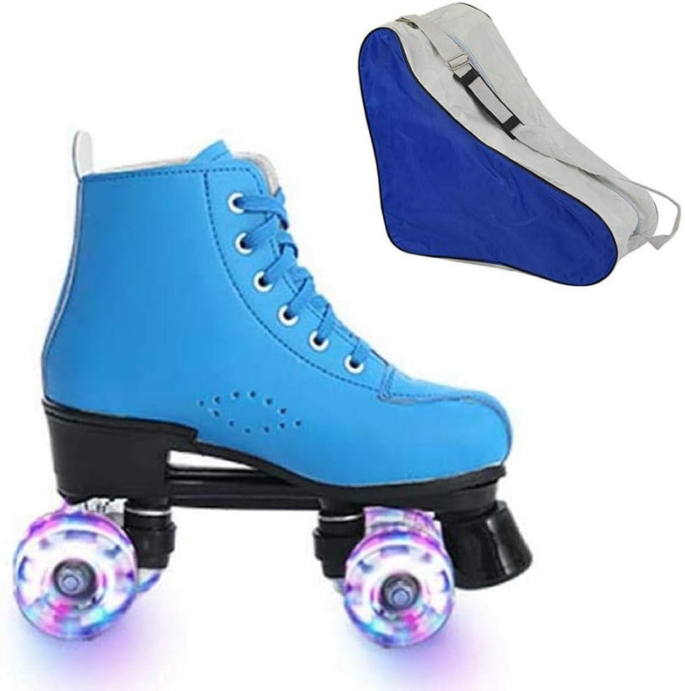 jessie Classic Leather Roller Skates for Women Adjustable