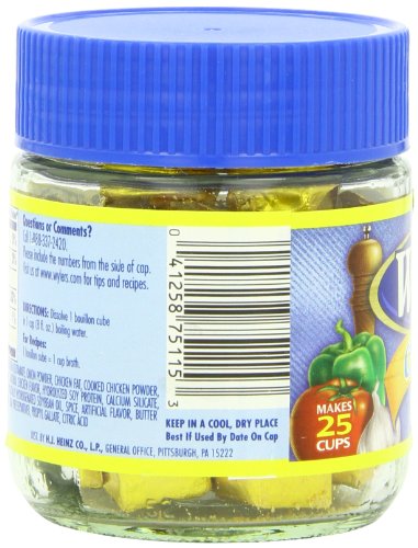 Wyler's Instant Chicken Bouillon Cubes (3.25 oz Jars, Pack of 8)