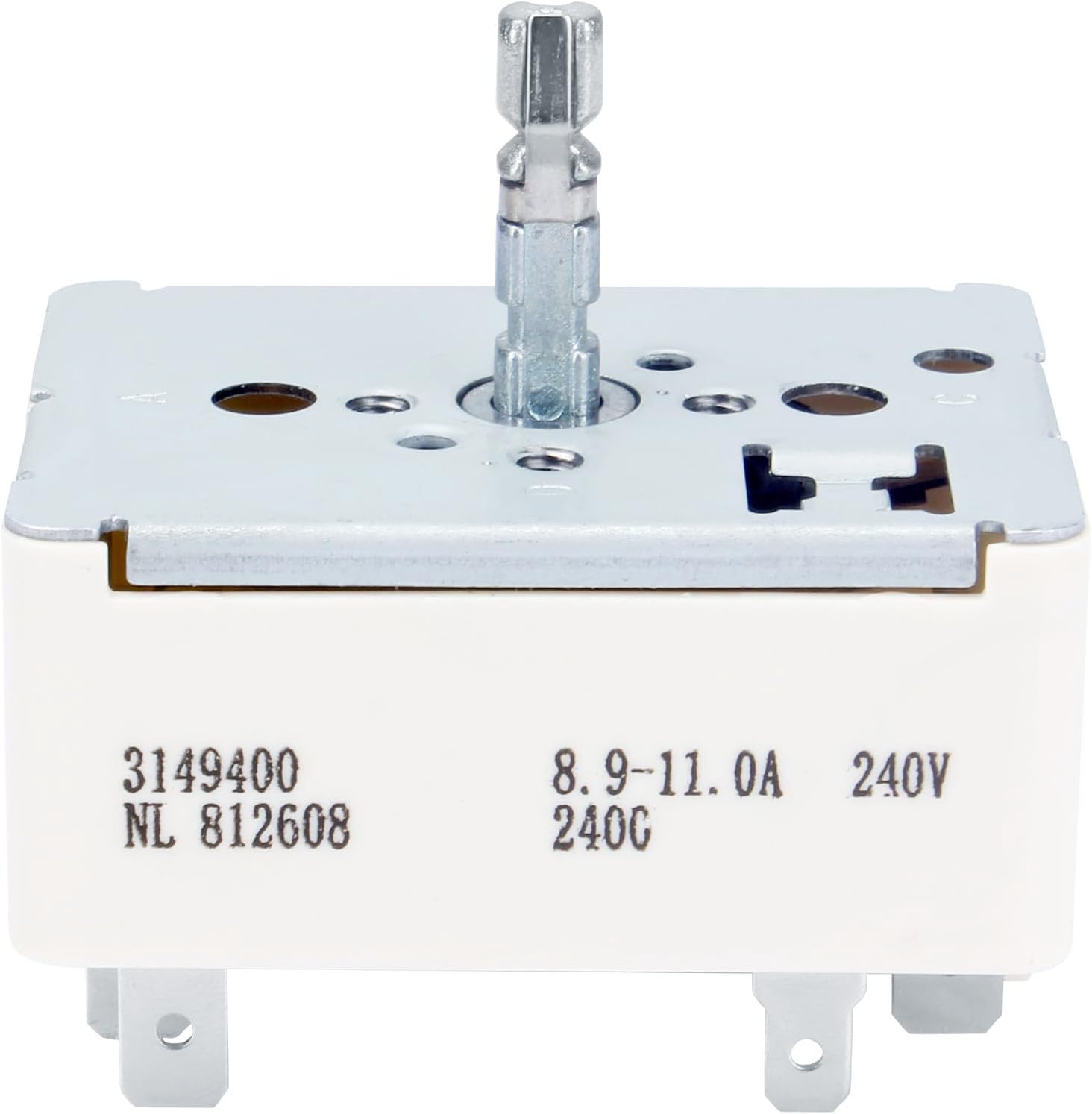 Photo 1 of 3149400 3148954 3148953 3148951 Surface Burner Control Switch Compatible with Whirlpool,Kenmore,Maytag,KitchenAid,Amana,Inglis,Estate,Roper-Replaces AP3095444, 2786,310180,311846,311858,311859,314140