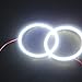Grandview 2x 110mm Angel Eyes Halo Ring Lamp Light Bulb 82SMD Headlight COB (white)
