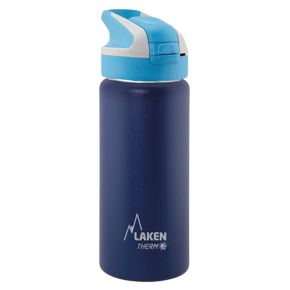 Laken Unisex - Adult Thermos TS5A Thermos Flask, Blue, 18/8-0.50 L