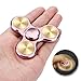 Fidget Spinner Metal,Aemotoy Hand Spinner 5 - 7 Minutes Spin Time Stainless Steel Bearing Tri-spinner Fidget Toy Stress Reducer Autism ADD ADHD EDC Focus Anxiety Relief Toys- Rose Gold