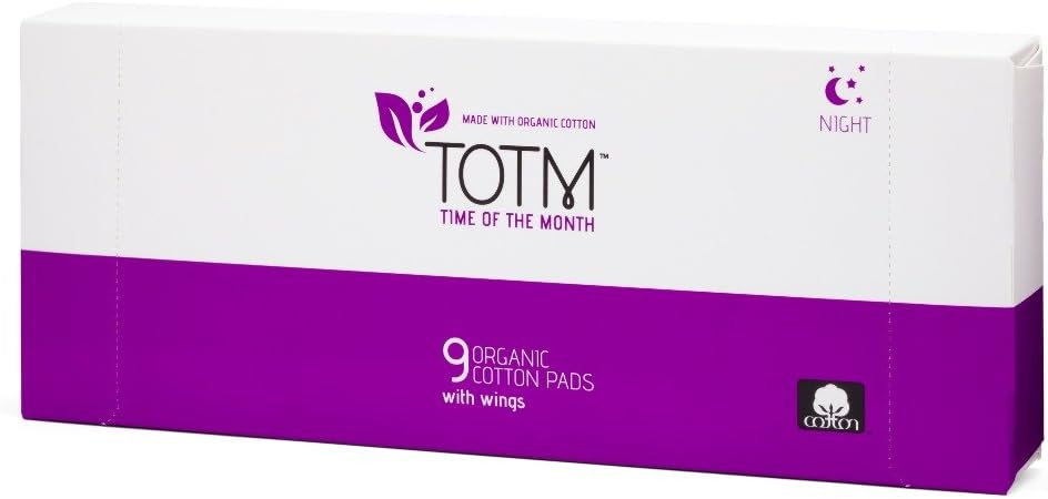 TOTM 100% Organic Night Pads x 9