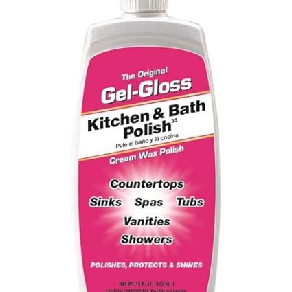 Tr Industries Gg 1 The Original Gel Gloss Kitchen And Bath Polish And Protector 16 Oz Liquid