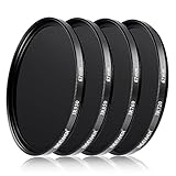 Neewer 4 Pieces 67MM Infrared X-Ray IR Filter Set: IR720, IR760, IR850, IR950 with Filter Carrying Pouch for Nikon D7100 D700 D5200 D5100 D500 D3300 D3200 D3000 D90 D80 DSLR Cameras