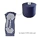 Wisdompro 2 Pairs Toeless Half Toe Yoga Socks with Anti Slip Grip for Women & Men (BG-SM)