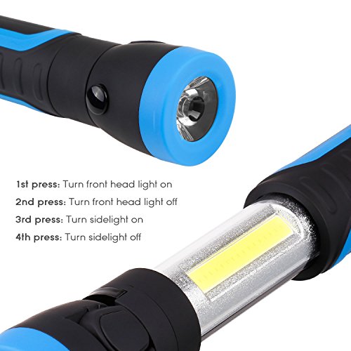 Telescoping Rechargeable LED Flashlight & Work Light, Floodlight