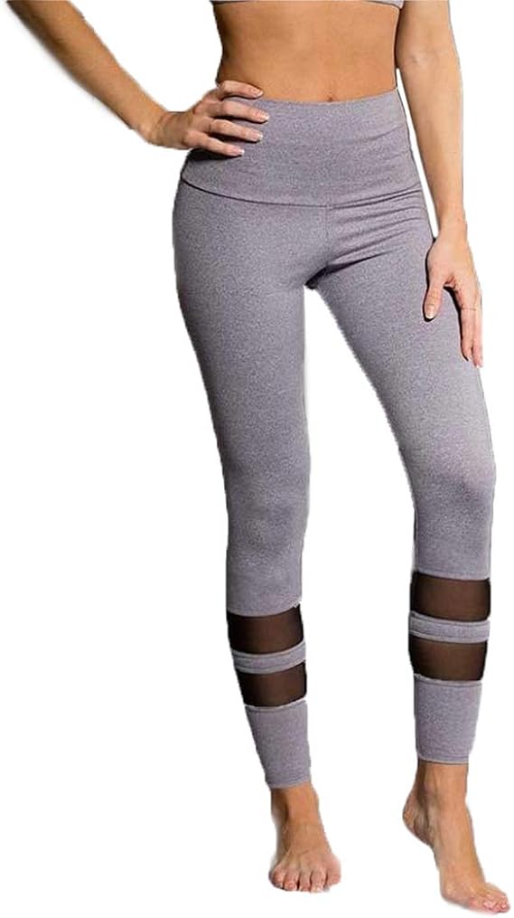 Amazon ３stars ヨガウェア レギンス レディース スポーツウェア 吸水速乾 ストレッチ ロング丈 タイツ シースルー メッシュ 3s 008 9 レギンス スパッツ 通販