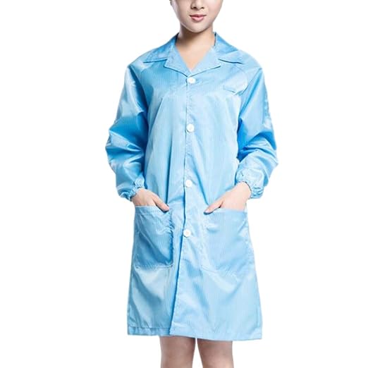 Exceart Laborkittel Weiß - Langarm Schutzanzug Für Labor & Krankenhaus