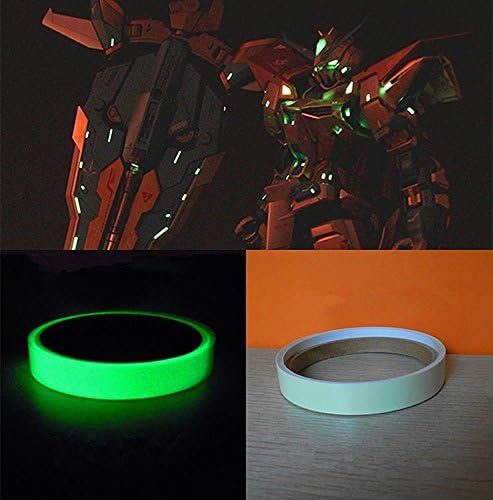Gundam model fluorescent sticker high brightness luminous paste decal 1*100cm