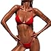 Womens Swimsuits 2 Pcs Brazilian Swimwear Sexy Thong Bikini Set High Waisted Bathing Suits Redthumb 2