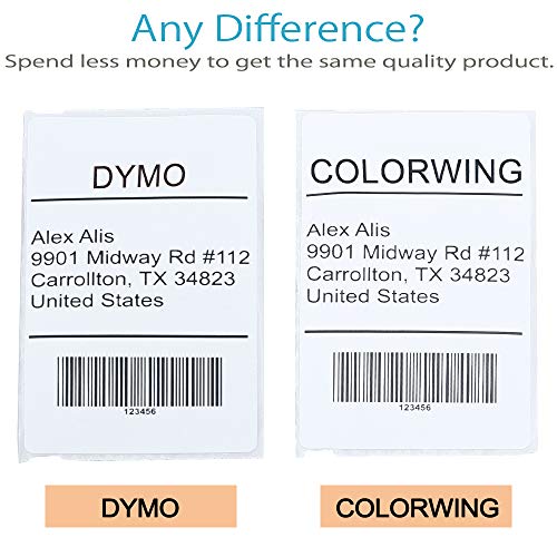 Compatible DYMO LabelWriter (LW) 30256 2-5/16" x 4"(59 mm x 102 mm) Shipping Labels Bright White 300 Labels/Roll,4 Roll