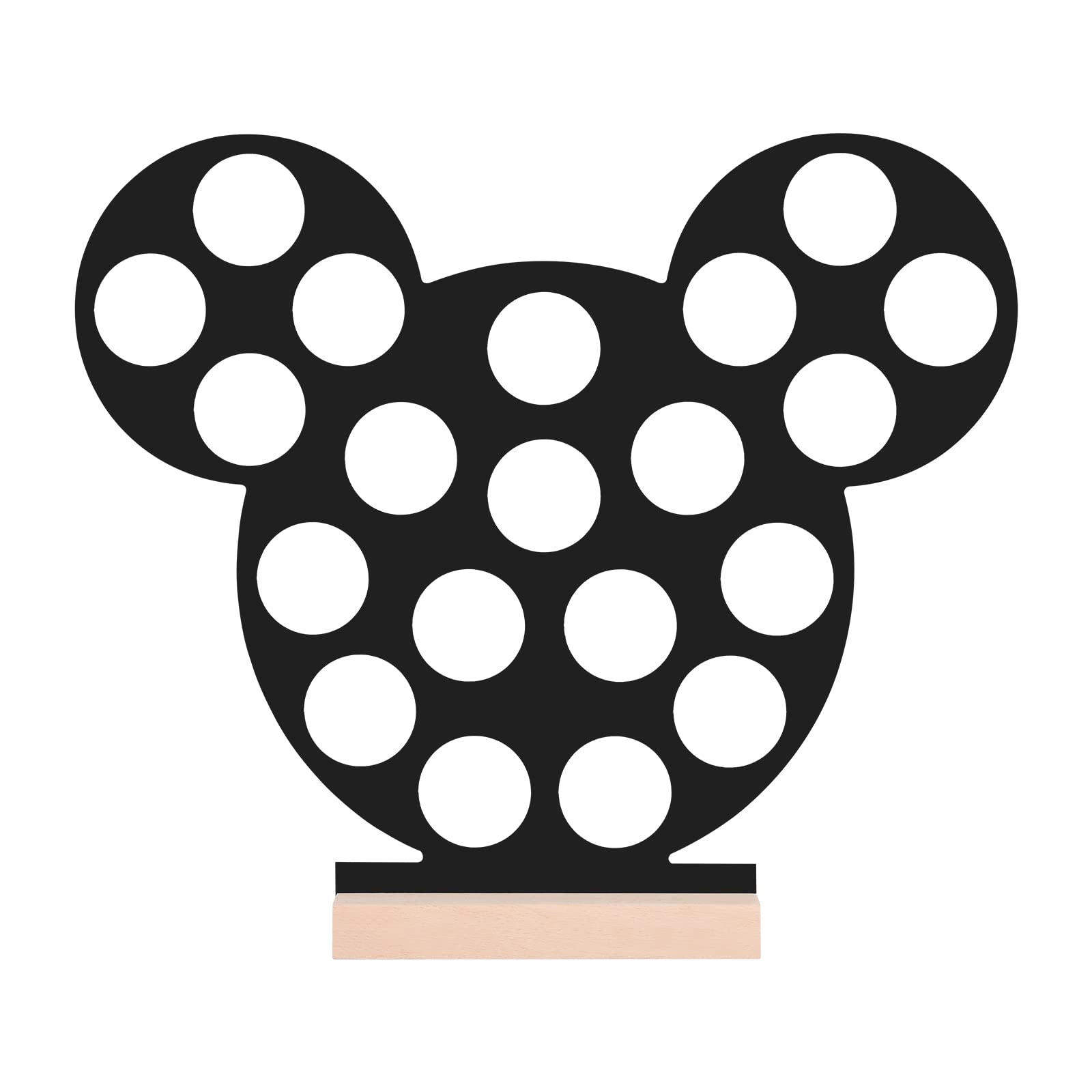 Photo 1 of JANESVISSY K Cup Holder, Interesting Coffee Bar Accessories and coffee Storage Organizer,Classic black design, Home or Office kitchen k cup organizer accessories,Compatible with 20 Coffee Pods