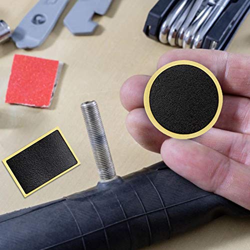 Eeneme 30pcs Bike Tire Repair Kit, Pre-glued Bicycle Tube Puncture Repair Tool Set with Metal Rasp Tyre Levers Glueless… - Image 6