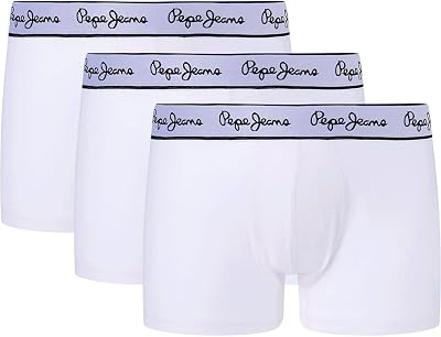 Herren Pepe Tk 3P Trunk Weiß, M (3 Stück), weiß, M