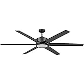 Honeywell Ceiling Fans Talbert, 70 Inch Ceiling Fan with Color Changing LED Light, Remote Control, Dual Mounting Options, 6 D
