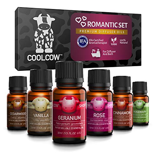 COOLCOW Essential Oils Set 100 Pure Natural Water Soluble Essential