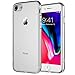 tekSonic iPhone 7, iPhone 8 Case, Crystal Clear Case [Shock Absorption] Cover Soft TPU Rubber Gel [Anti Scratch] Transparent Clear Back Case, Soft Silicone (Clear)