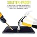 BinTEK Bongo Shield Huawei P8 Screen Protector PREMIUM Ballistic Huawei P8 Tempered Glass Screen Protector / Compatible with models GRA-L09 GRA-TL00 GRA-UL00 GRA-CL10 GRA-TL10 GRA-UL10 GRA-CL00