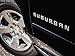 Yoaoo 1x OEM Chrome Suburban Nameplate Emblem Letter Badge Compatible with 2007-2019 Suburban Glossy Shiny