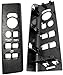 APDTY 112528 Plastic Trim Bezel Fits Around Master Window & Mirror Switch Front Left Driver-Side Dark Gray Color Fits 2000-2004 Dodge Durango / 2001-2004 Dodge Dakota 4-Door (Replaces 5GU391DVAD)