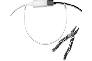 Ciyebst Cable Tethers 30 Pack with Crimping Tool (12 Inches, White Color), Adjustable Security Cable Look, Universal DIY Adapter Tethering Ties Kit for Computer Cord, Pre-Assembled, Tamper-Resistant