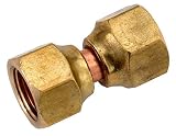 Anderson Metals, Brass 754070-06 3/8-Inch Low Lead Flare Female Swivel, 3/8"