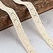 VU100 Edging Lace Ribbon/Trim, Natural Cotton Crochet Sewing Lace, for DIY Crafts Gifts Wrapping Party Baby Bridal Shower Wedding Decoration(1/2 Inch Wide 10 Yards Cream)