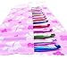 Pouch of 12-Pack 2mm - 9mm Aluminium Afghan Crochet Hook Kit for Beginner