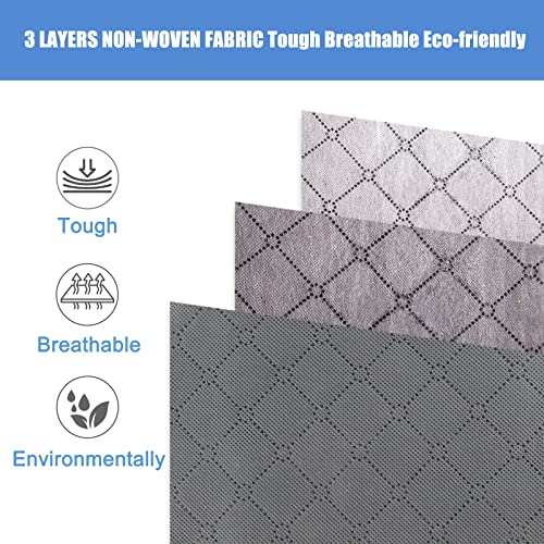 Fixwal 4 Pack Under Bed Storage Containers Foldable Clothes Storage