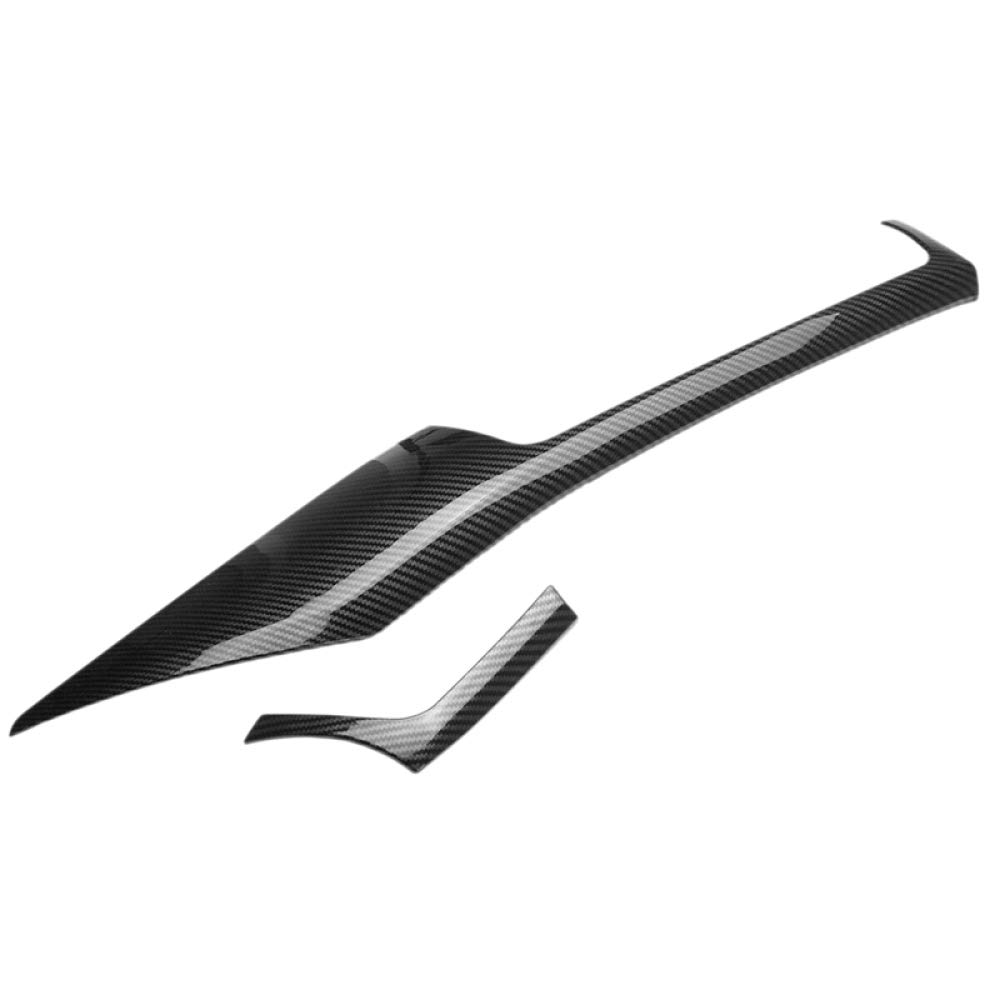 Wcnsxs Carbon Fiber Look Interior ABS Trim Center Control Panel Trim,for BMW F30 F34 F32 F33 F36 2013-2018